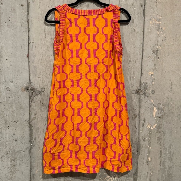 Gretchen Scott Small Bright Print Sleeveless Shift Tunic Dress Preppy Resort - Picture 2 of 7